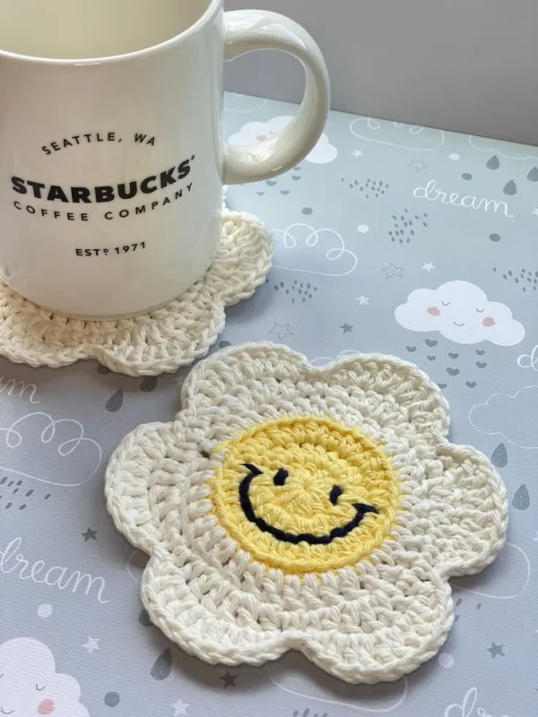 Smiley tea coaster